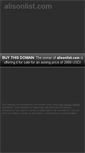 Mobile Screenshot of alisonlist.com